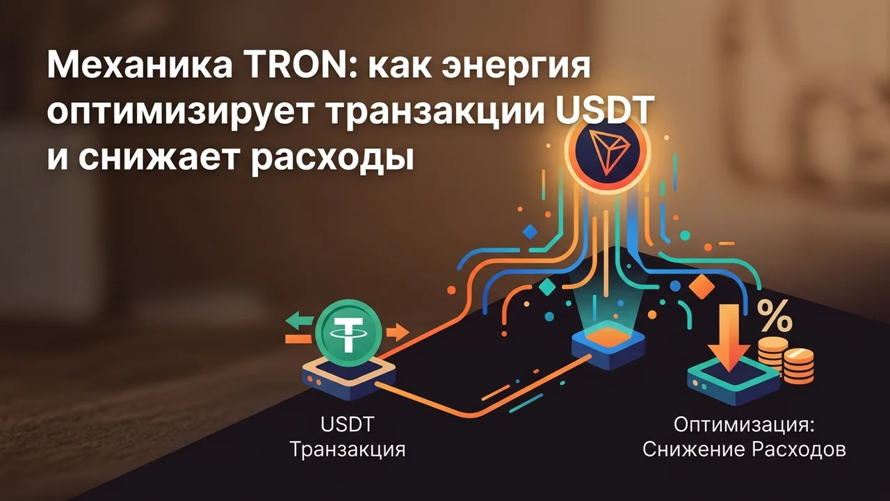 Механика TRON: как энергия оптимизирует транзакции USDT и снижает расходы