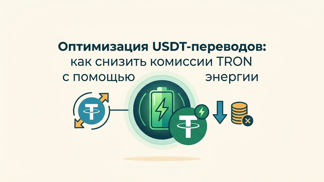 Оптимизация USDT-переводов: как снизить комиссии TRON с помощью энергии