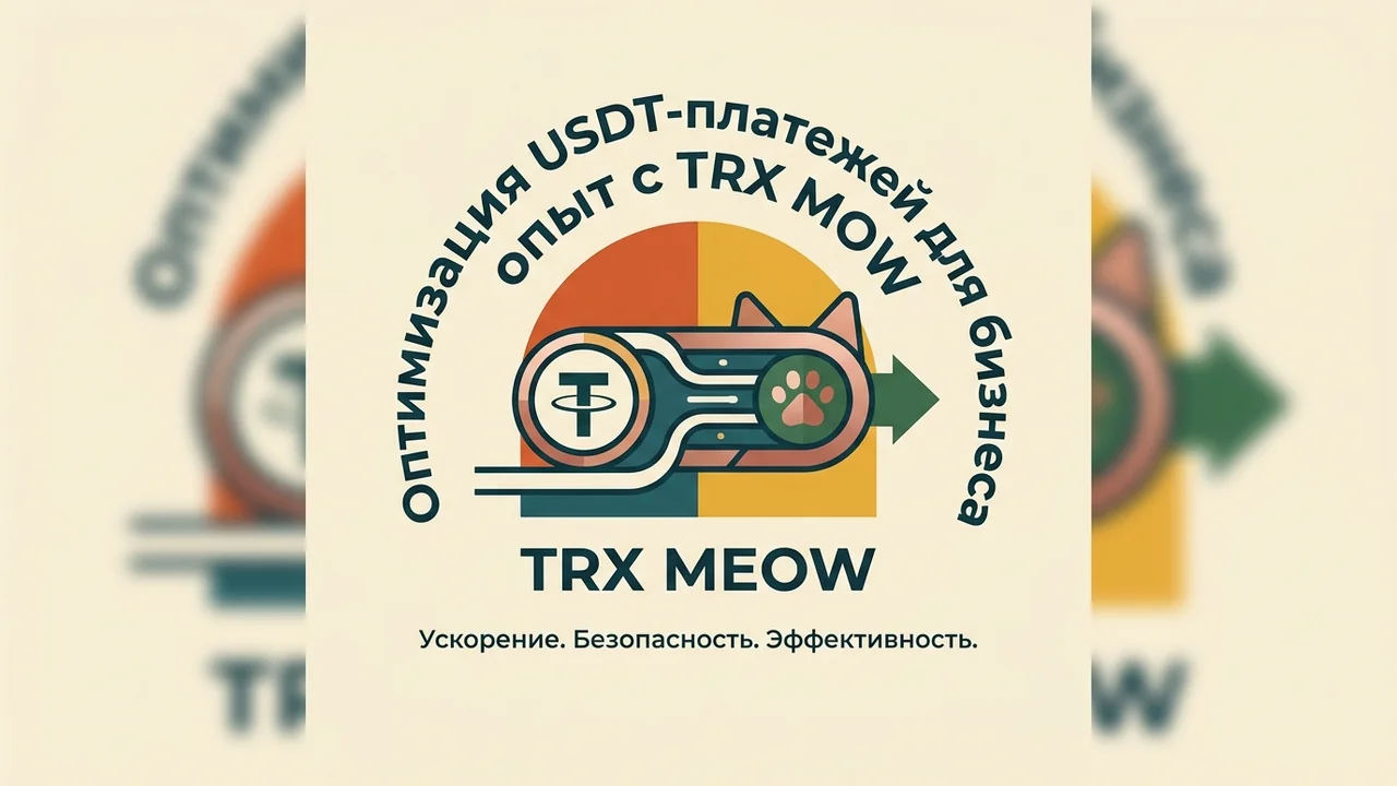 Оптимизация USDT-платежей для бизнеса: опыт с TRX MEOW