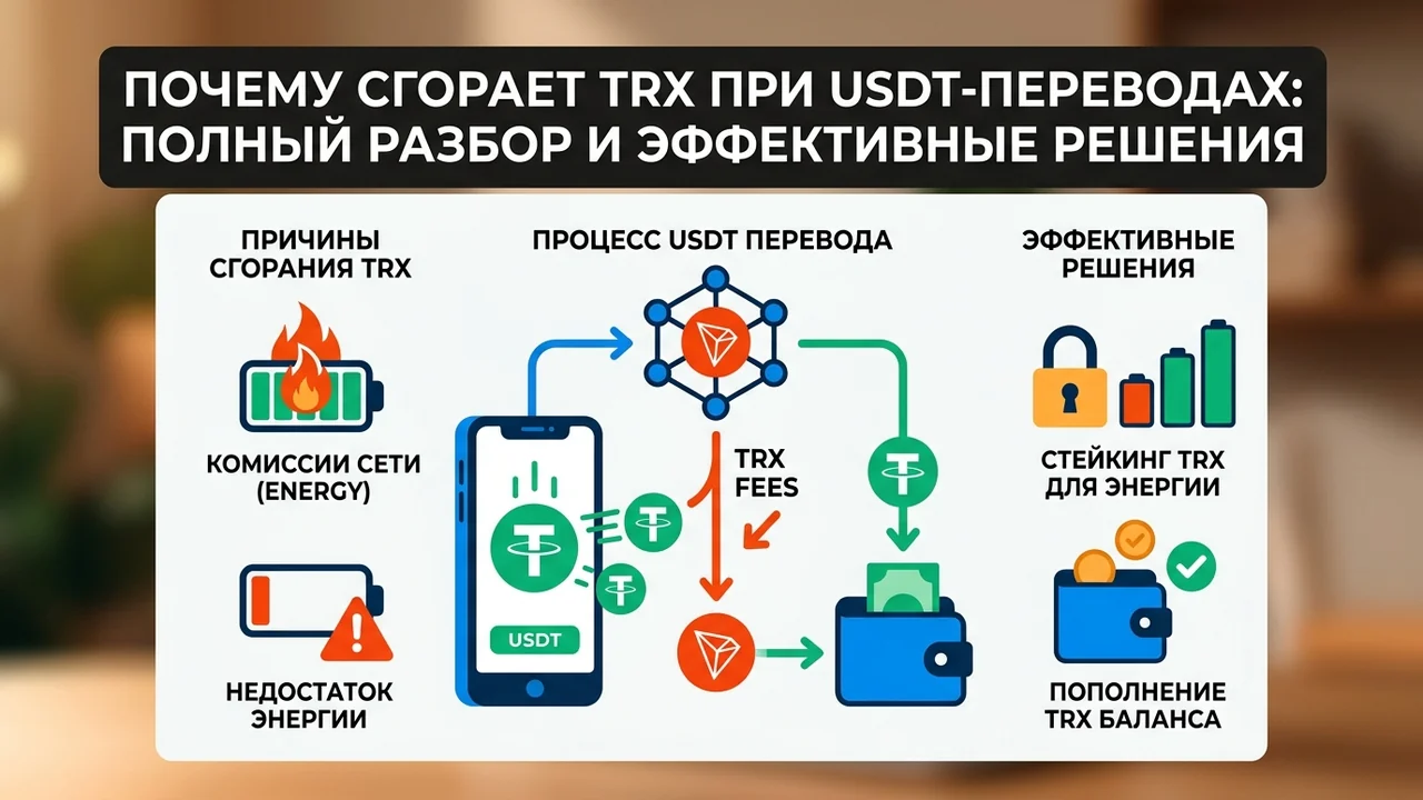Почему сгорает TRX при USDT-переводах: Полный разбор и эффективные решения