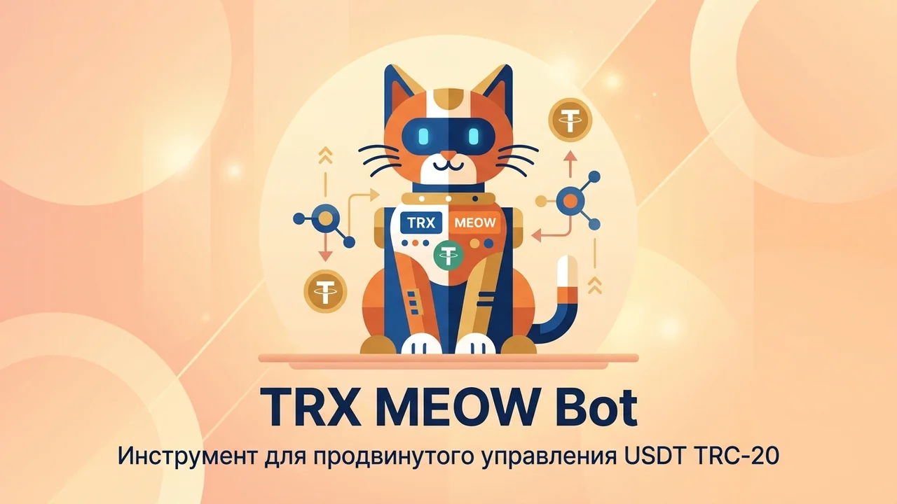 TRX MEOW Bot: Инструмент для продвинутого управления USDT TRC-20