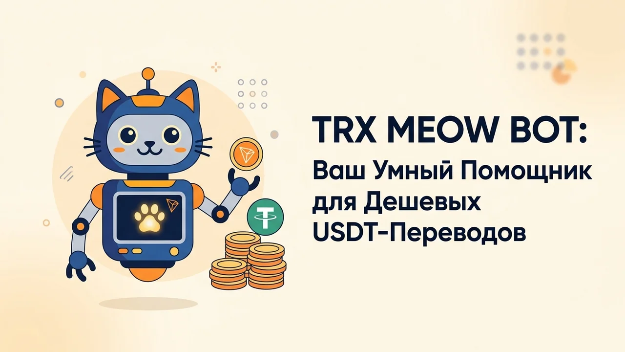 TRX MEOW Bot: Ваш Умный Помощник для Дешевых USDT-Переводов