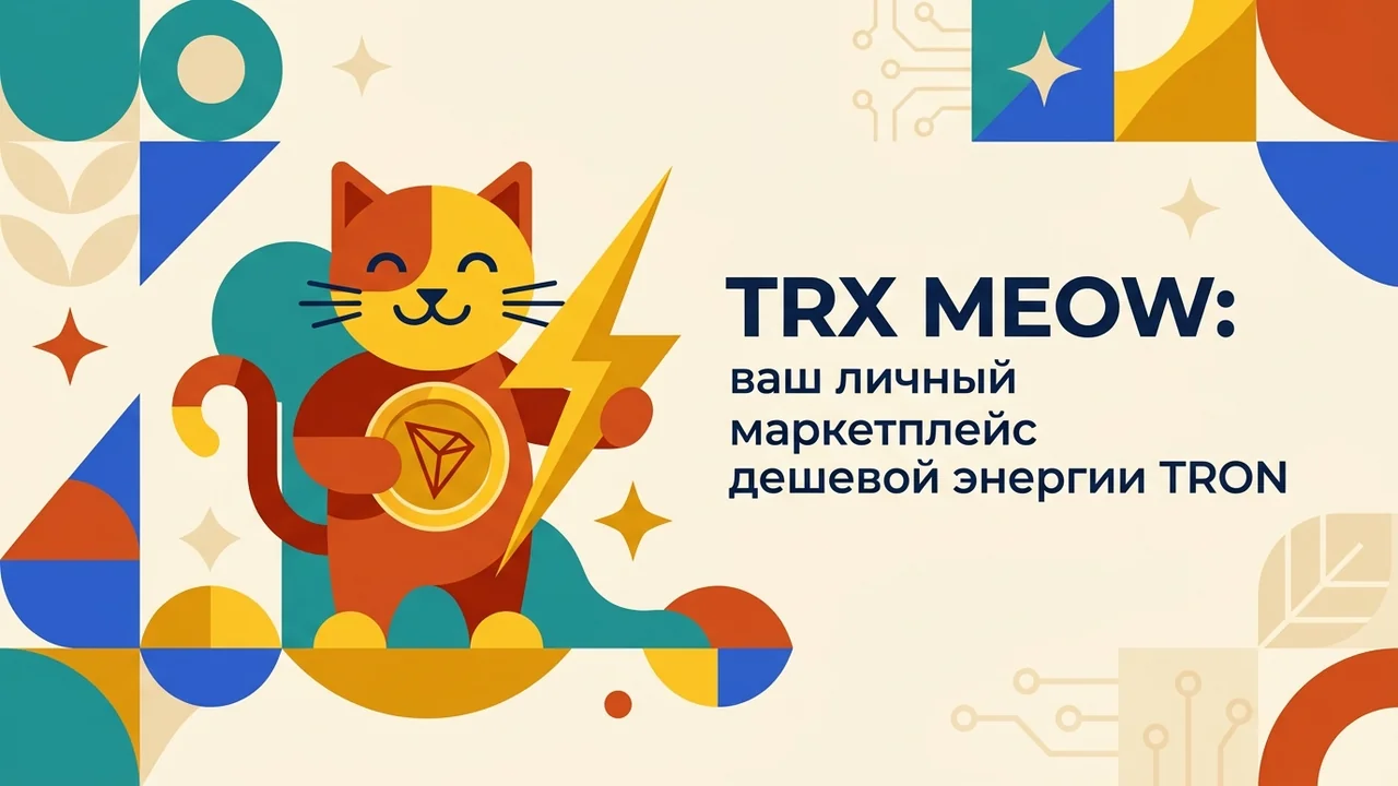 TRX MEOW: ваш личный маркетплейс дешевой энергии TRON