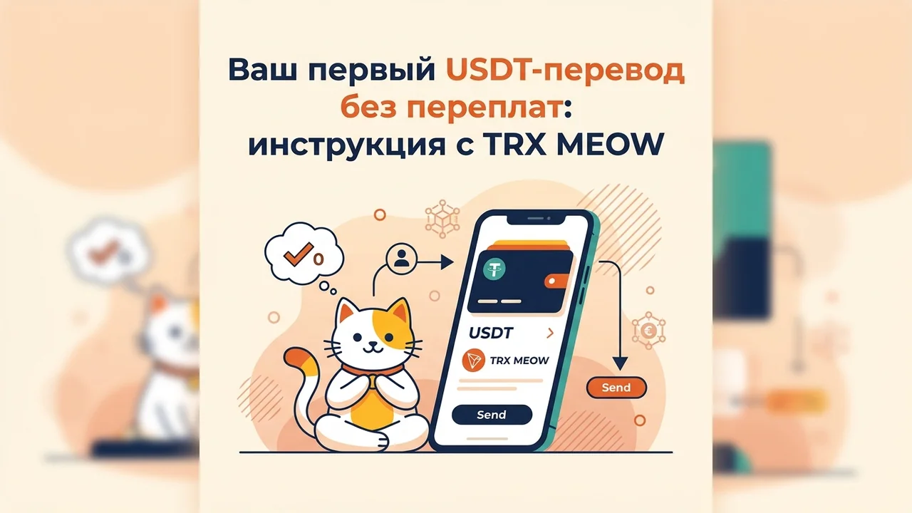 Ваш первый USDT-перевод без переплат: инструкция с TRX MEOW