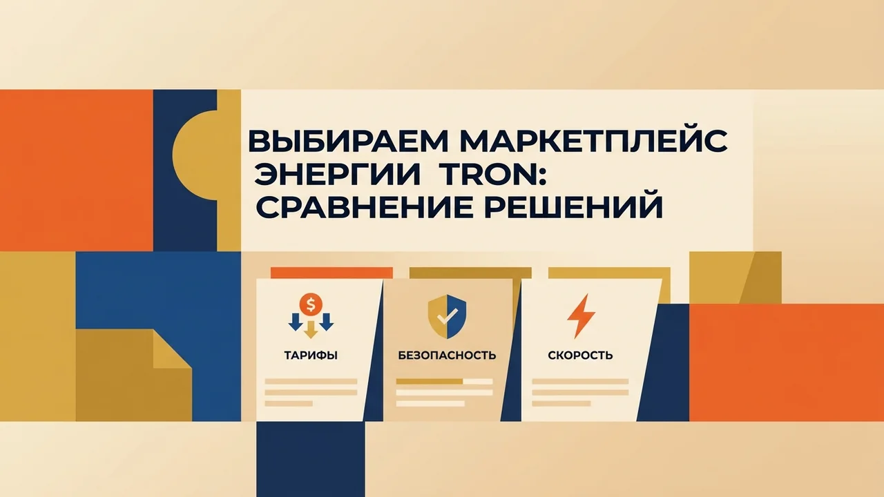 Выбираем маркетплейс энергии TRON: сравнение решений
