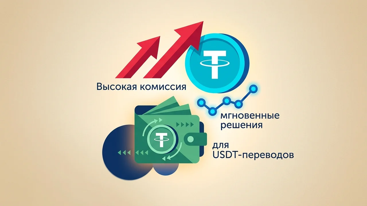 Высокая комиссия TRON: мгновенные решения для USDT-переводов